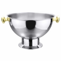 Champagnerkübel mit Goldgriff