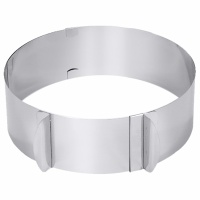 Tortenring, verstellbar 6 cm hoch