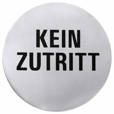 Hinweis - Türsymbol KEIN ZUTRITT