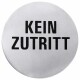 Hinweis - Türsymbol KEIN ZUTRITT
